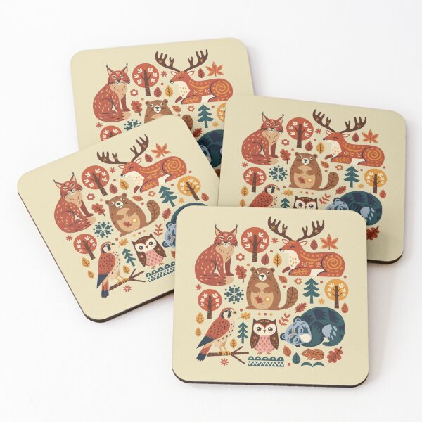 Item preview, Forest Animals For Nature Lovers designed and sold by Bouufarte.