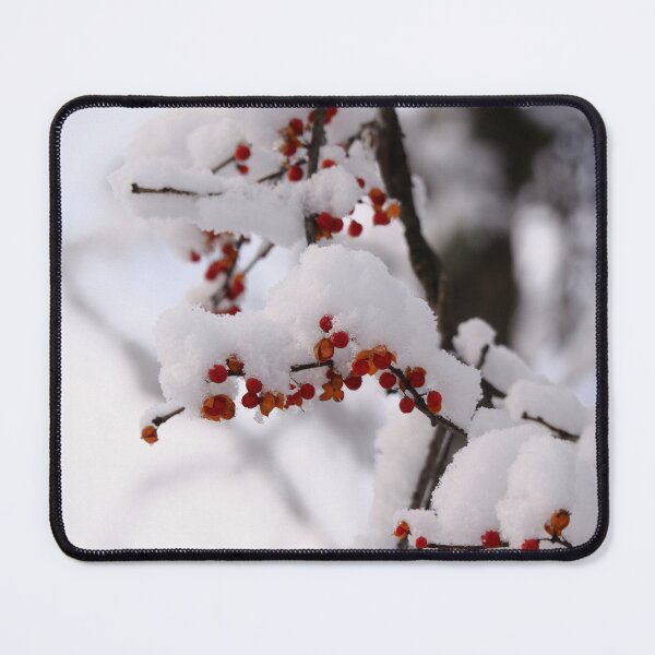 Item preview, Red Berries in Snow designed and sold by Daniel Safer Photography.