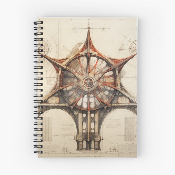 Item preview, Intricate Architectural Blueprint Depicting a Complex Industrial Turbine System with Radiant Amber Geometrical Precision and Drafting designed and sold by Epsydon Designers.