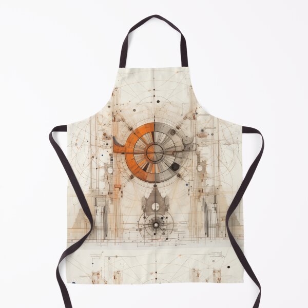 Item preview, Intricate Architectural Blueprint Depicting a Complex Industrial Turbine System with Radiant Amber Geometrical Precision and Drafting designed and sold by Epsydon Designers.