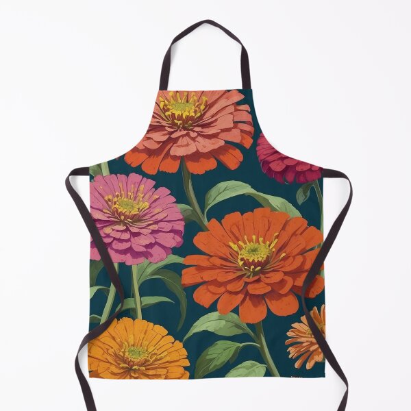 Item preview, Colorful Zinnia Floral Pattern – Bright Botanical designed and sold by Planthem.