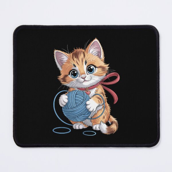 Item preview, cat with yarn designed and sold by jkrphoto.