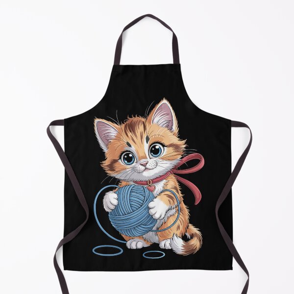 Item preview, cat with yarn designed and sold by jkrphoto.
