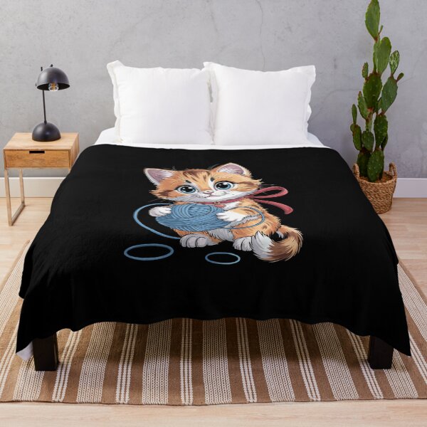 Item preview, cat with yarn designed and sold by jkrphoto.