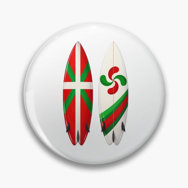 Item preview, Board “Basque Surf – Ikurriña & Lauburu” designed and sold by Gino64.