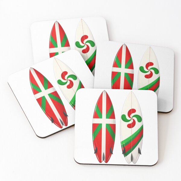 Item preview, Board “Basque Surf – Ikurriña & Lauburu” designed and sold by Gino64.