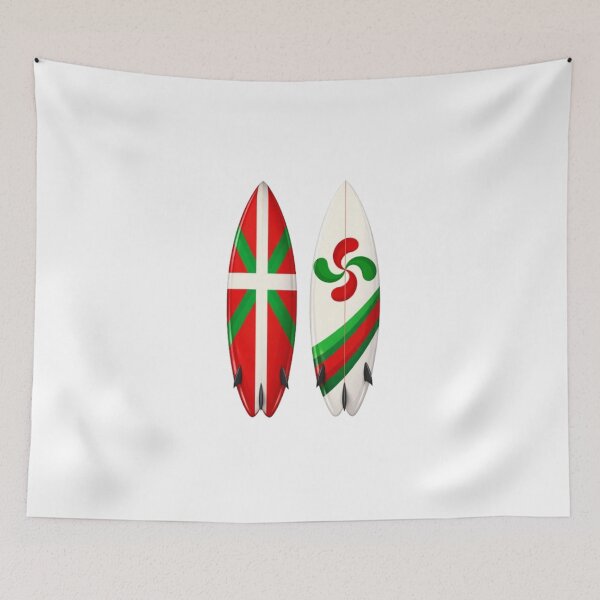 Item preview, Board “Basque Surf – Ikurriña & Lauburu” designed and sold by Gino64.