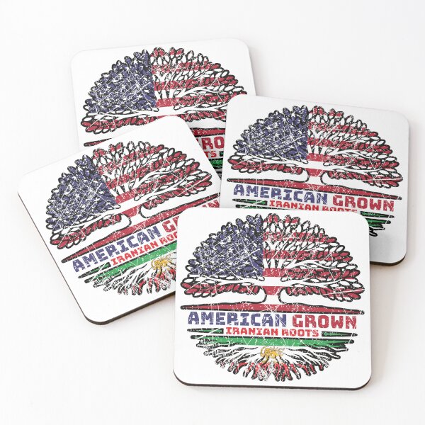 Item preview, American Grown, Iranian Roots – Lion and Sun (Shir o Khorshid) Heritage Design designed and sold by FlagX.