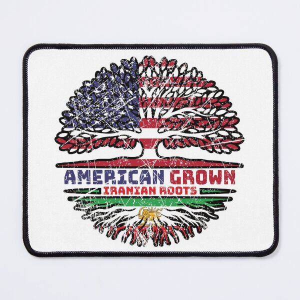 Item preview, American Grown, Iranian Roots – Lion and Sun (Shir o Khorshid) Heritage Design designed and sold by FlagX.
