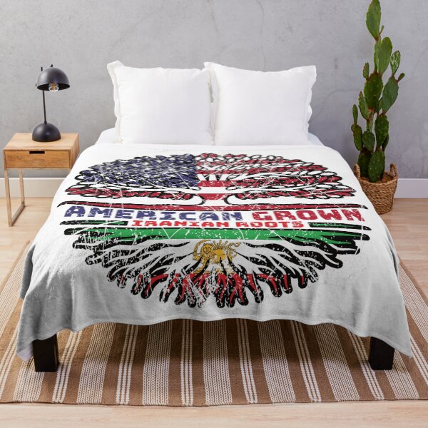 Item preview, American Grown, Iranian Roots – Lion and Sun (Shir o Khorshid) Heritage Design designed and sold by FlagX.