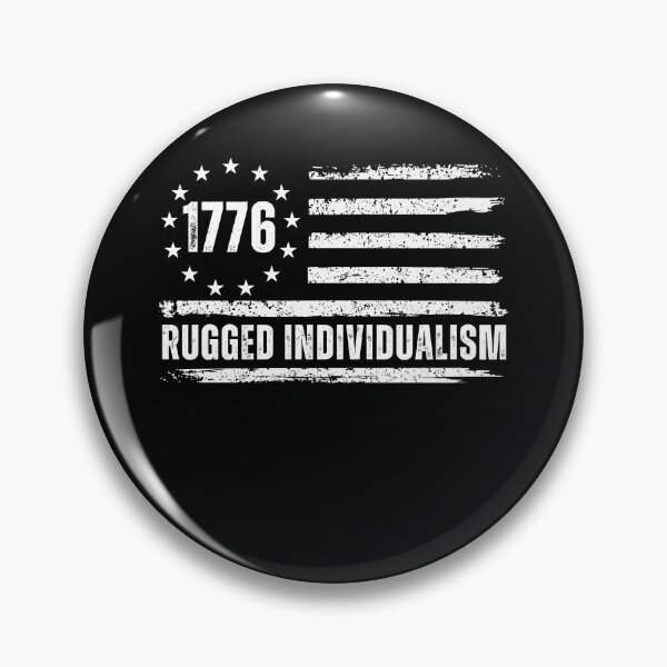 Item preview, Rugged Individualism 1776 Vintage USA American Flag designed and sold by gunaone-design.