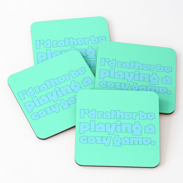 Item preview, I'd Rather Be Playing a Cozy Game - Blue designed and sold by sillyjess.