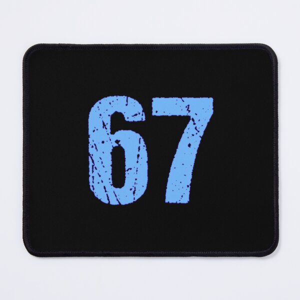 Item preview, 67, Six Seven in Pastel Blue designed and sold by Memes N Lore .