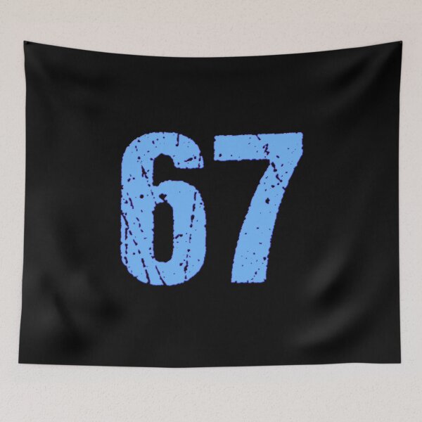 Item preview, 67, Six Seven in Pastel Blue designed and sold by Memes N Lore .