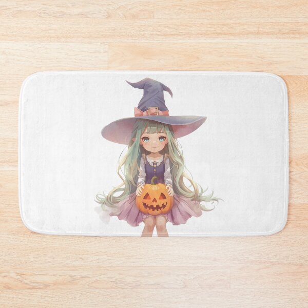 Item preview, Cute Pastel Witch with Pumpkin – Kawaii Halloween Art designed and sold by Dream Magic Co.