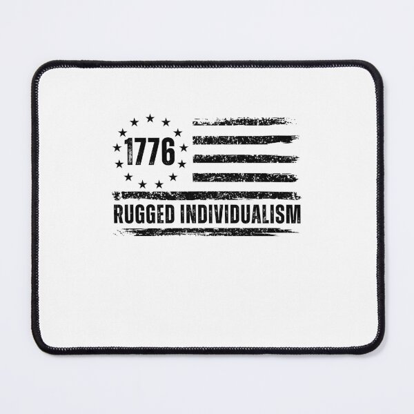 Item preview, Rugged Individualism Est 1776 Distressed Vintage USA Flag designed and sold by gunaone-design.