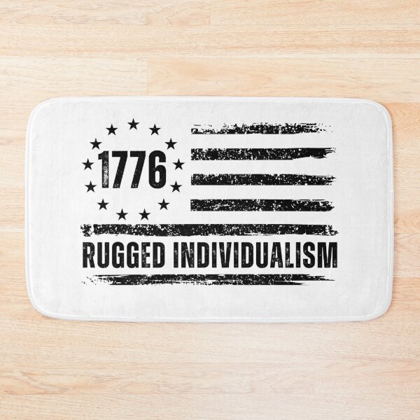 Item preview, Rugged Individualism Est 1776 Distressed Vintage USA Flag designed and sold by gunaone-design.