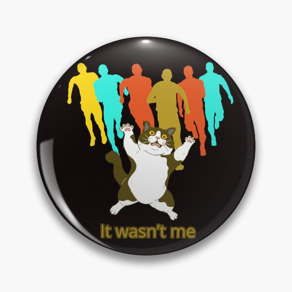 Item preview, It Wasn’t Me – Funny Cat Among Runners designed and sold by Tadeusz1.