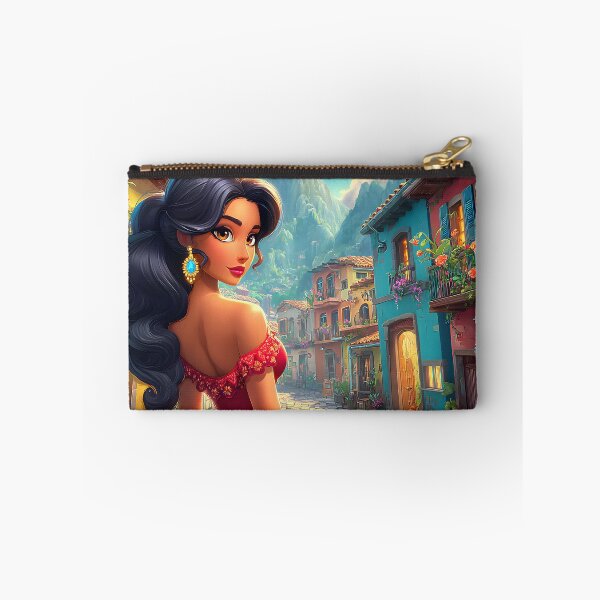 Item preview, Charming Latina Woman in Vibrant Street Scene designed and sold by Artessie.