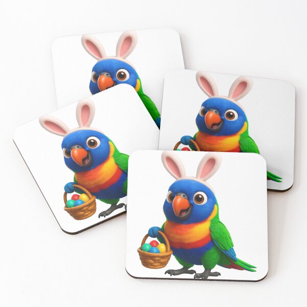 Item preview, Easter Rainbow Lorikeet designed and sold by Sillytoe.