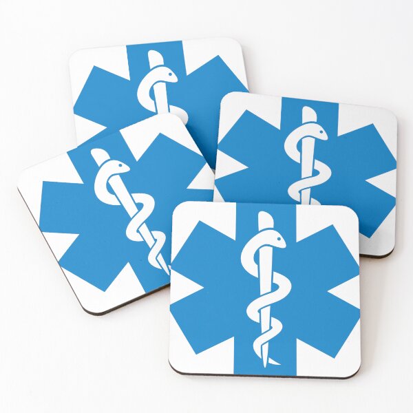 Item preview, EMT Star of Life (Blue) designed and sold by WJ Cozy Creations.