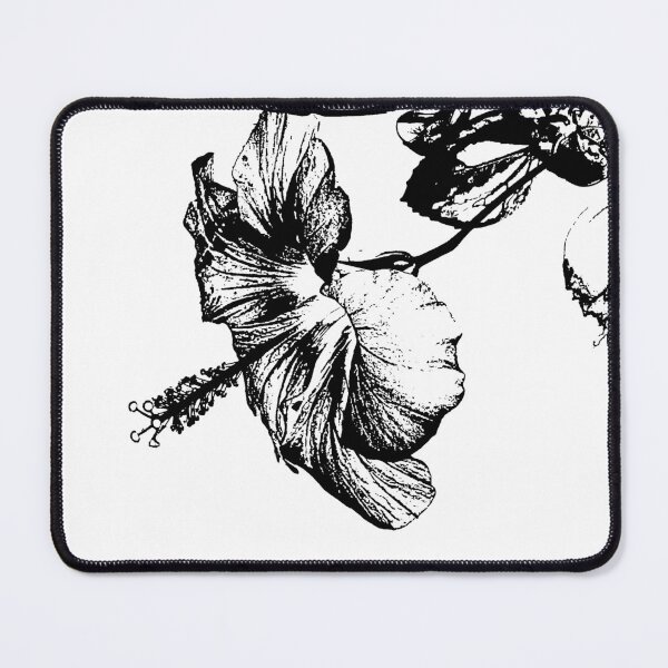 Item preview, Minimal Hibiscus Flower Art designed and sold by kabetanistudio.