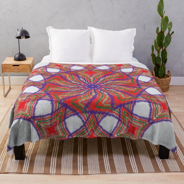 Item preview, Radiant Unity Crimson Star Mandala Art designed and sold by OIL Pattern Design .