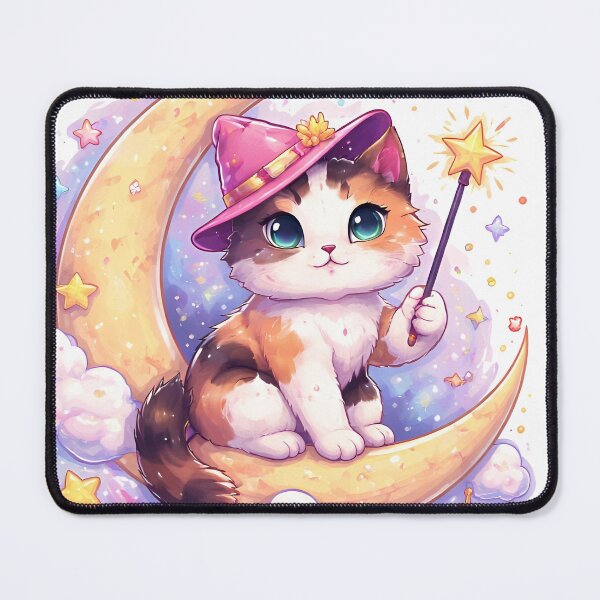Item preview, Cute Witch Cat Moon designed and sold by Amr Siam.