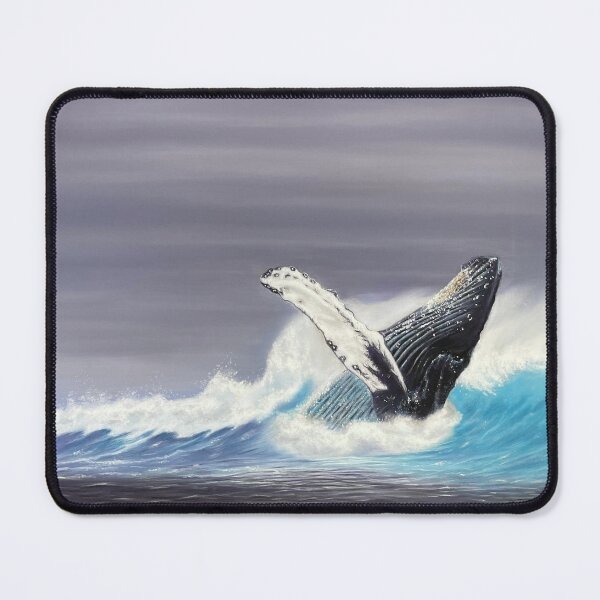 Item preview, Whale Breaching designed and sold by MariaTran-Art.