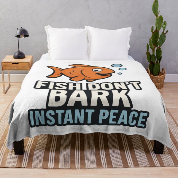 Item preview, Fish Don’t Bark – Instant Peace | Relaxing Aquarium Design designed and sold by storelibertys.