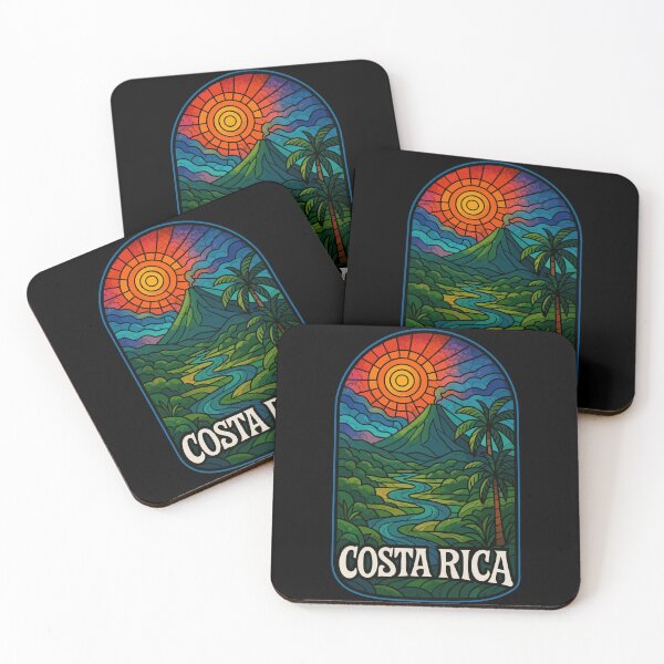 Item preview, Costa Rica Stained Glass Art Travel designed and sold by TomFrontierArt.