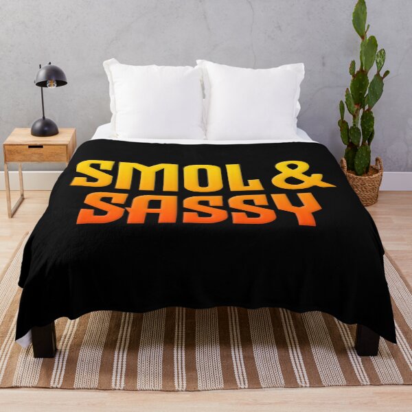 Item preview, Smol & Sassy, Orange Bold designed and sold by Memes N Lore .