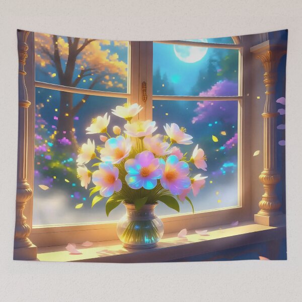 Item preview, An Artistic image of a bouquet of flowers  designed and sold by Nomad-Maynard.