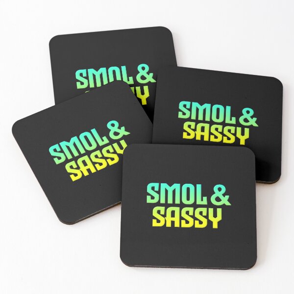 Item preview, Smol & Sassy, Green and Yellow Bold designed and sold by Memes N Lore .