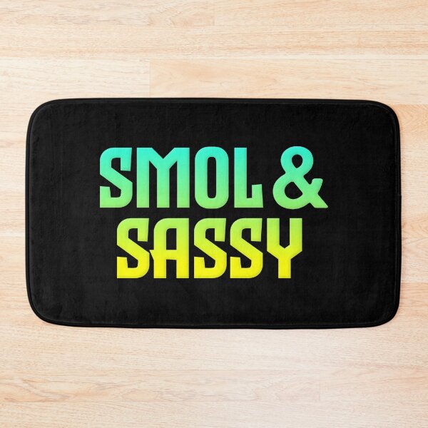 Item preview, Smol & Sassy, Green and Yellow Bold designed and sold by Memes N Lore .