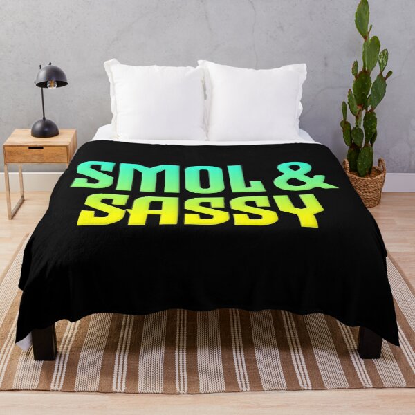 Item preview, Smol & Sassy, Green and Yellow Bold designed and sold by Memes N Lore .