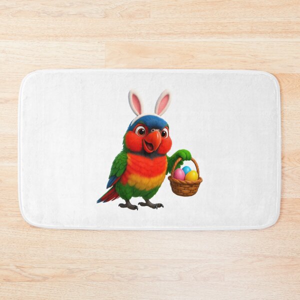 Item preview, Easter Red Collared Lorikeet designed and sold by Sillytoe.