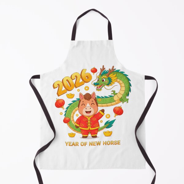Item preview, 2026 Year of the Horse – Wealth & Prosperity Chinese New Year Art designed and sold by C3J7.