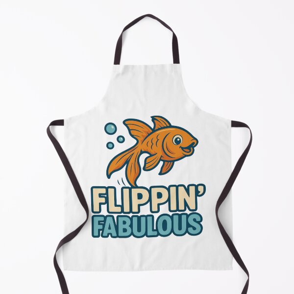 Item preview, Flippin’ Fabulous | Cute Fish Pun Aquarium Design designed and sold by storelibertys.