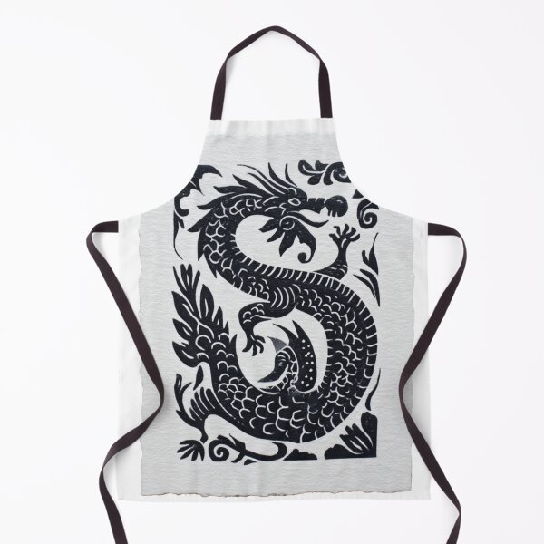 Item preview, Lino cut dragon designed and sold by MendaciousMina.