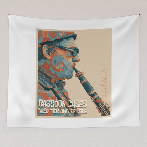 Item preview, Bassoon Swagger: Big Case, Bigger Personality designed and sold by ForeverPrintsOK.