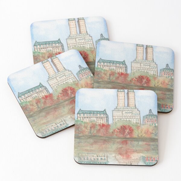 Item preview, San Remo Towers and Reflections in Autumn designed and sold by Katherine Miller Art.