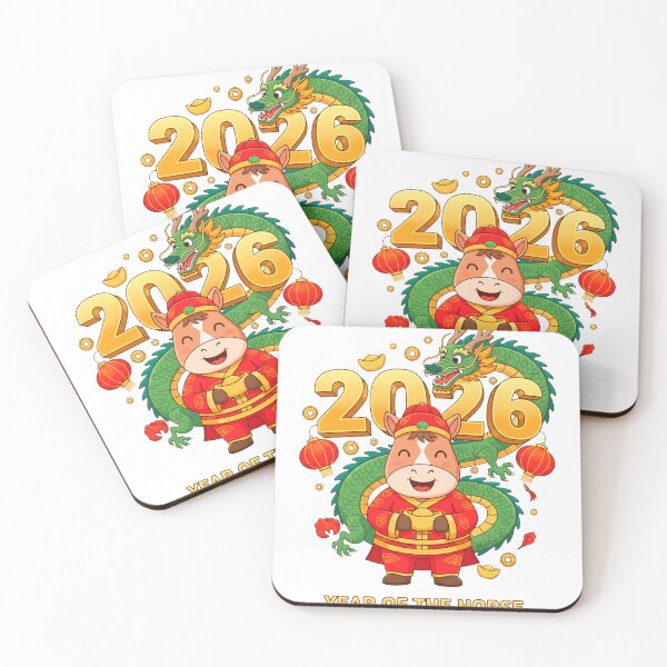 Item preview,  2026 Year of the Horse – Wealth & Prosperity Chinese New Year Art designed and sold by C3J7.