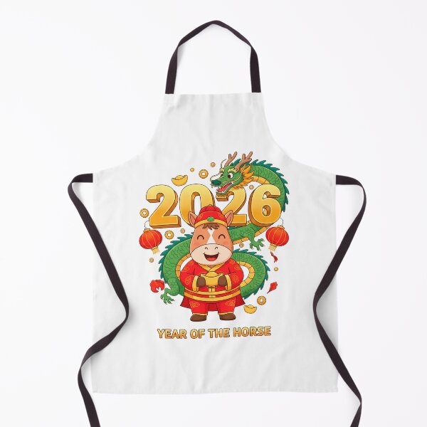 Item preview,  2026 Year of the Horse – Wealth & Prosperity Chinese New Year Art designed and sold by C3J7.