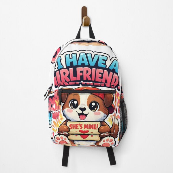 Item preview, I Have A Girlfriend Cute Dog Funny Boyfriend Gift designed and sold by TheSimpleTee007.