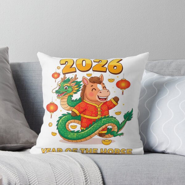 Item preview, 2026 Year of the Horse – Wealth & Prosperity Chinese New Year Art designed and sold by C3J7.