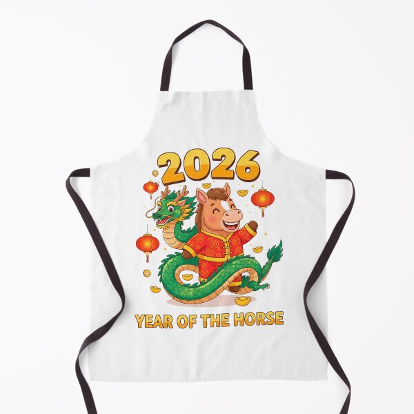 Item preview, 2026 Year of the Horse – Wealth & Prosperity Chinese New Year Art designed and sold by C3J7.