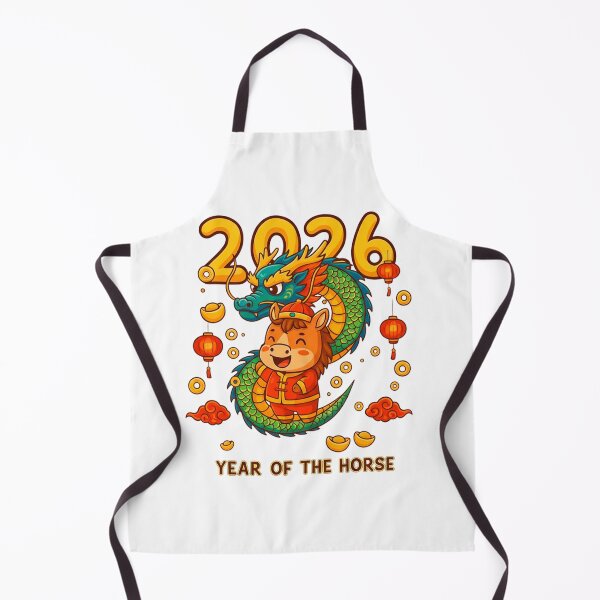 Item preview, 2026 Year of the Horse – Wealth & Prosperity Chinese New Year Art designed and sold by C3J7.