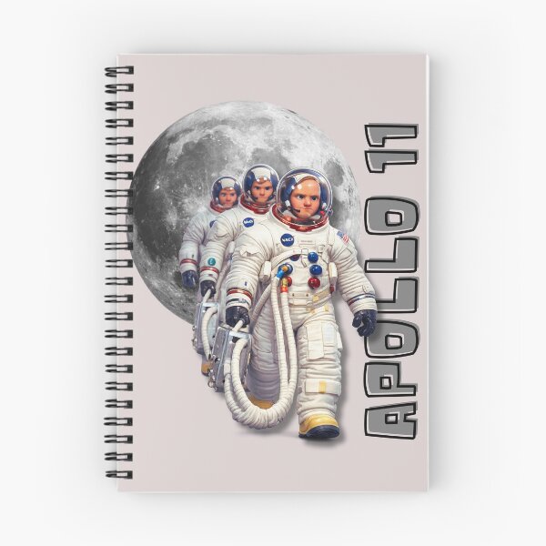 Item preview, Apollo 011 – Moonwalk Crew - Retro Space Mission designed and sold by malero-design.