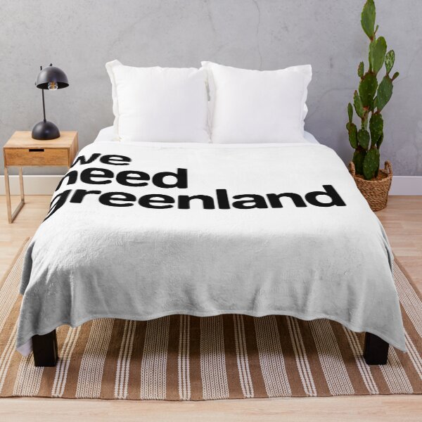 Item preview, We Need Greenland Funny Geopolitical Meme Statement Art designed and sold by SplashTastic.